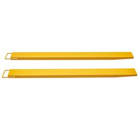 Pallet Fork Extensions, 72" Length 5.5" Width, Heavy Duty Carbon Steel Fork Extensions for Forklifts, 1 Pair Forklift Extensions